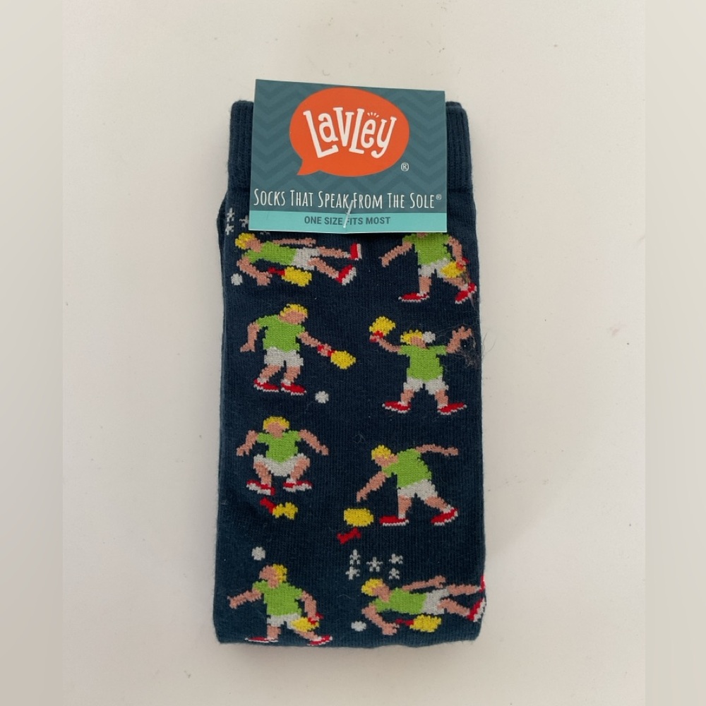 Lavley Frustrated Pickleball Socks NWT